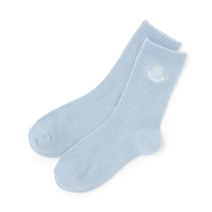 花卉刺繡 中筒 襪子