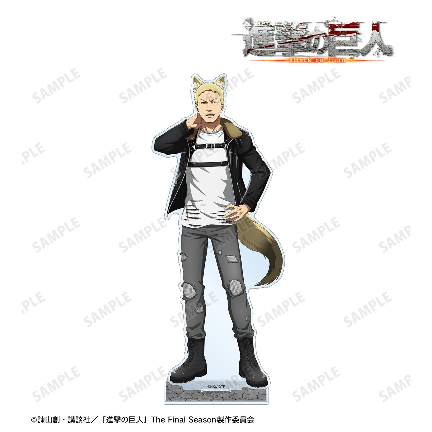 《進擊的巨人》 新繪系列 ライナー 狼男ver. 大號亞克力立牌