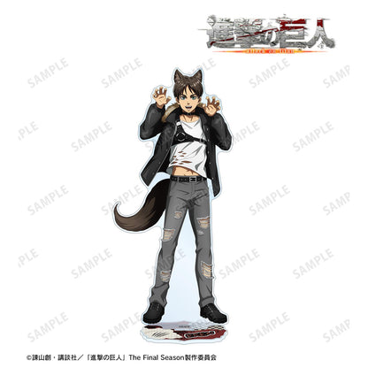 《進擊的巨人》 エレン 特大亞克力立牌 狼男ver.