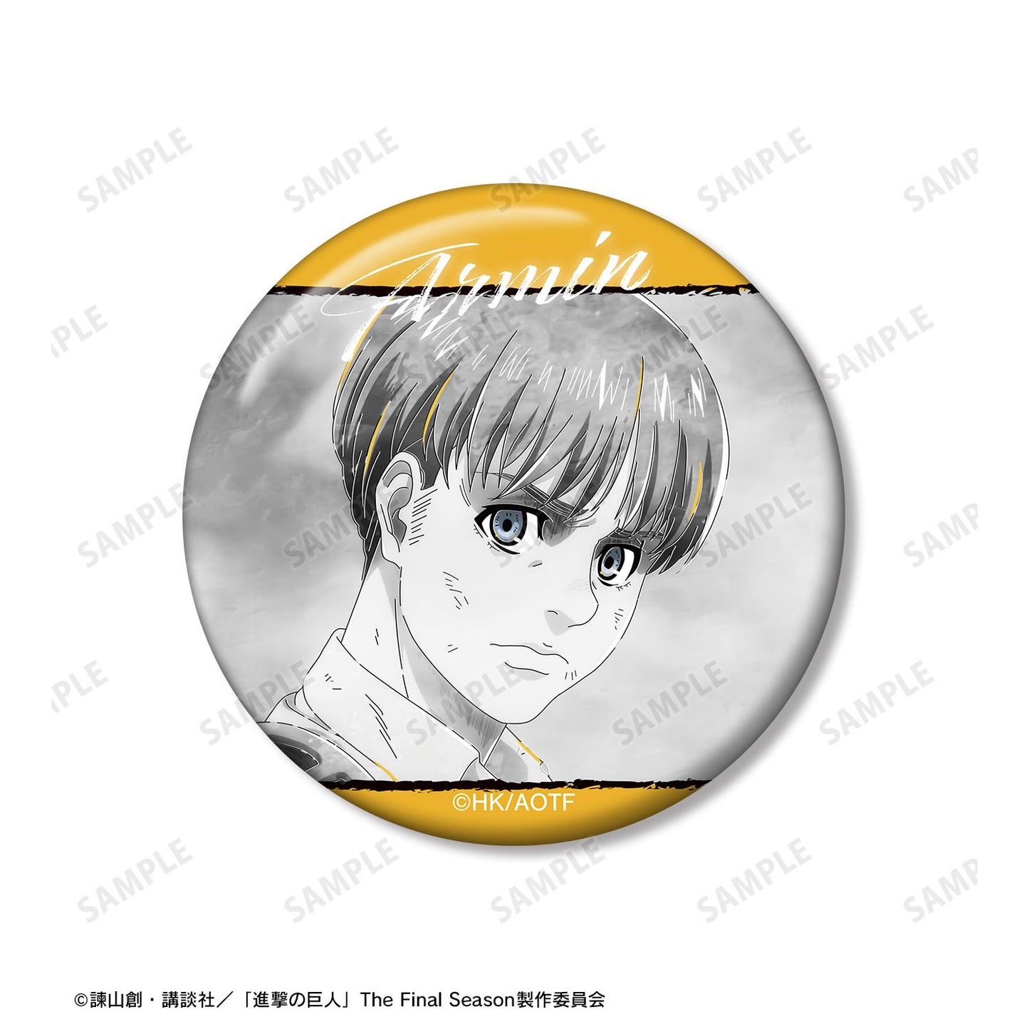 《進擊的巨人》 Ani‑Art BLACK LABEL系列 第2彈 アルミン 徽章套裝 2個裝