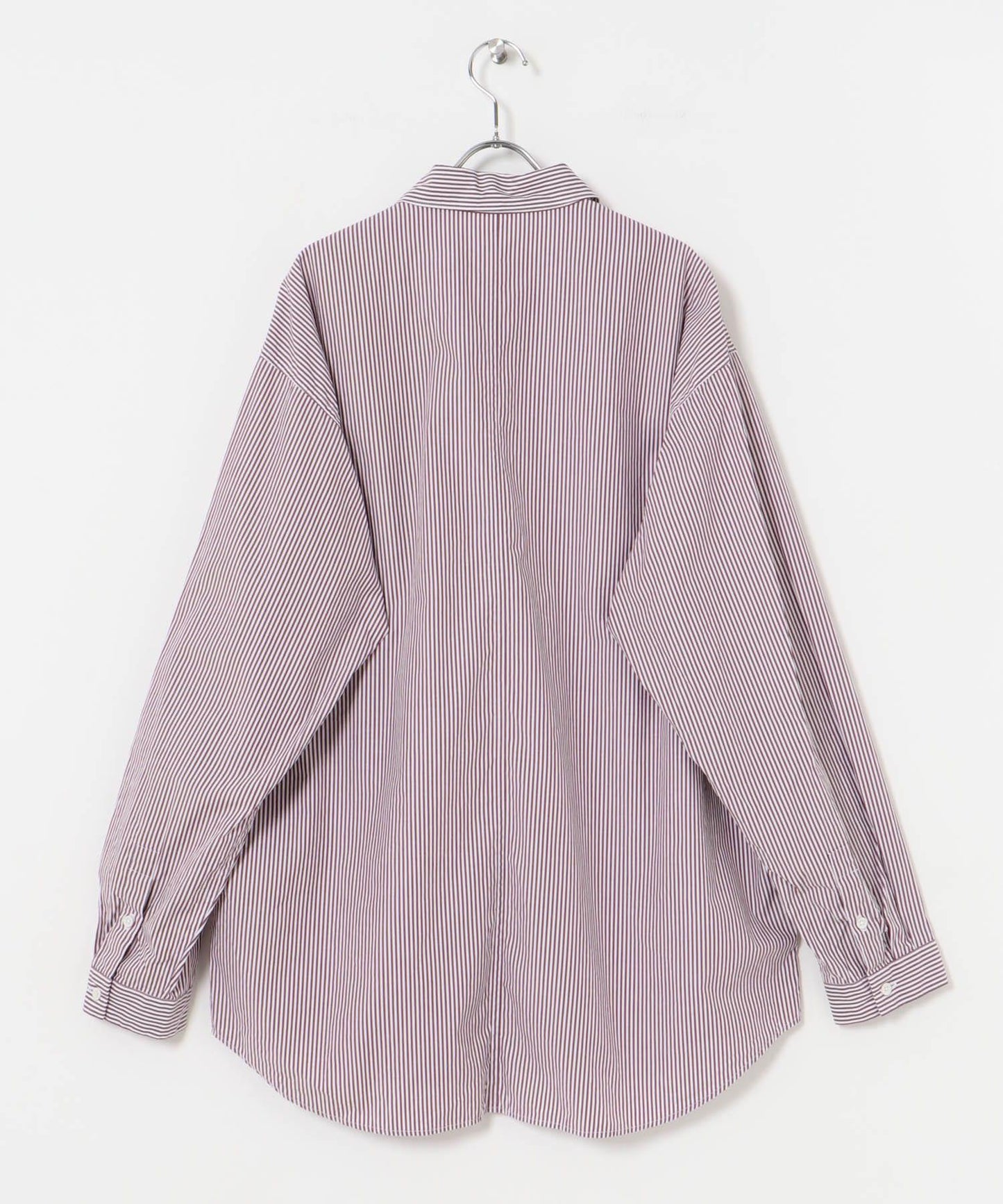 ATON GIZA STRIPE WASHED 襯衫