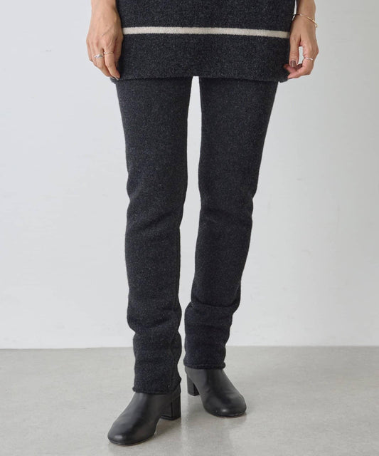 《15 quinze》抓絨針織長褲