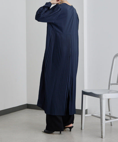 正式場合 V領褶皺 連衣裙 SUM1 STYLE款