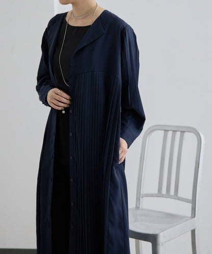 正式場合 V領褶皺 連衣裙 SUM1 STYLE款