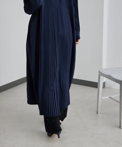 正式場合 V領褶皺 連衣裙 SUM1 STYLE款