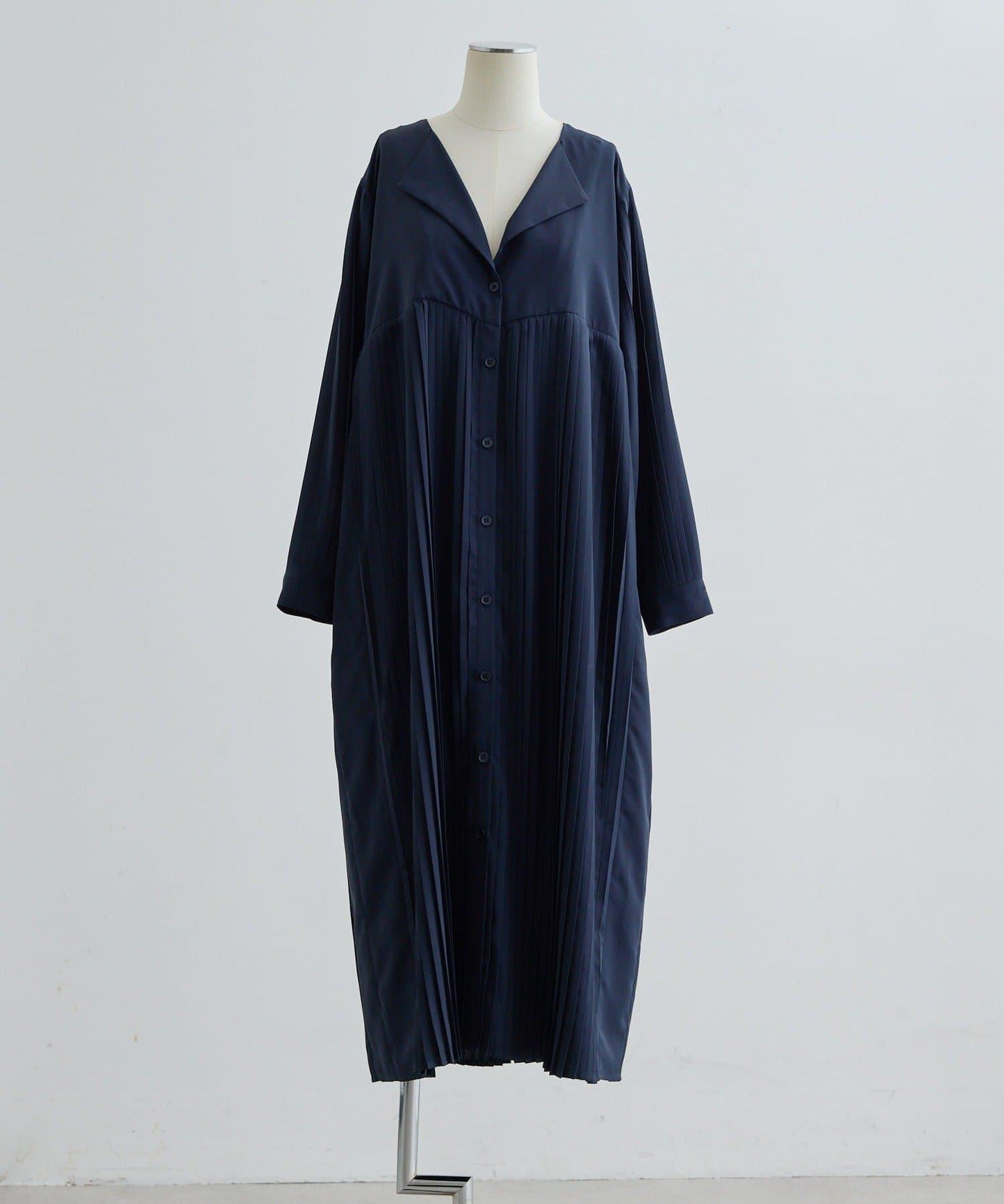 正式場合 V領褶皺 連衣裙 SUM1 STYLE款