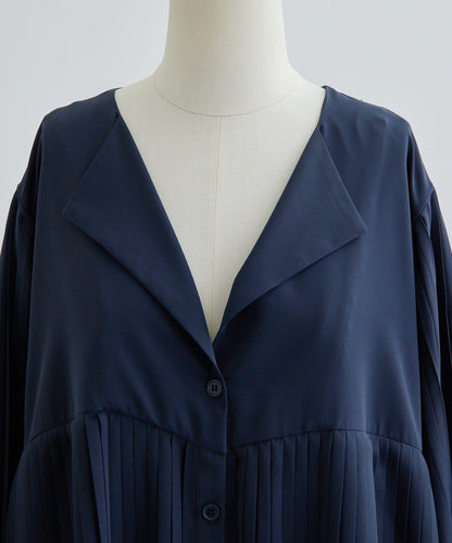 正式場合 V領褶皺 連衣裙 SUM1 STYLE款