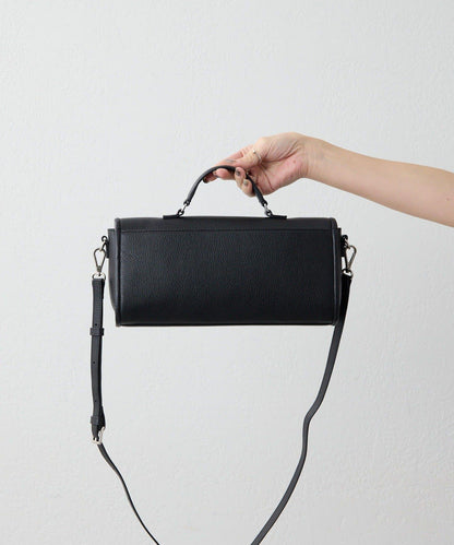 真皮輕量440g 腰帶翻蓋 單肩包