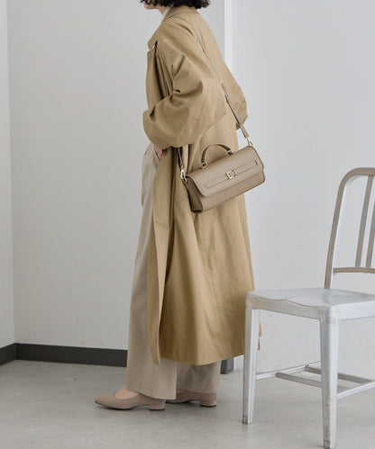 真皮輕量440g 腰帶翻蓋 單肩包