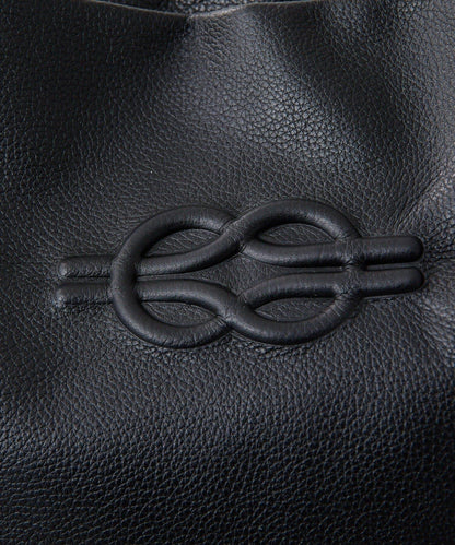 《本革》 壓紋設計 單肩包 L款