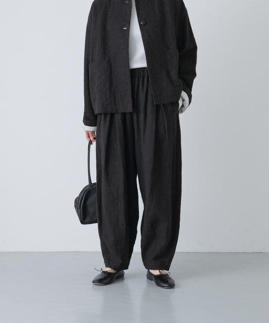 寬鬆版型 亞麻苧麻 錐形褲