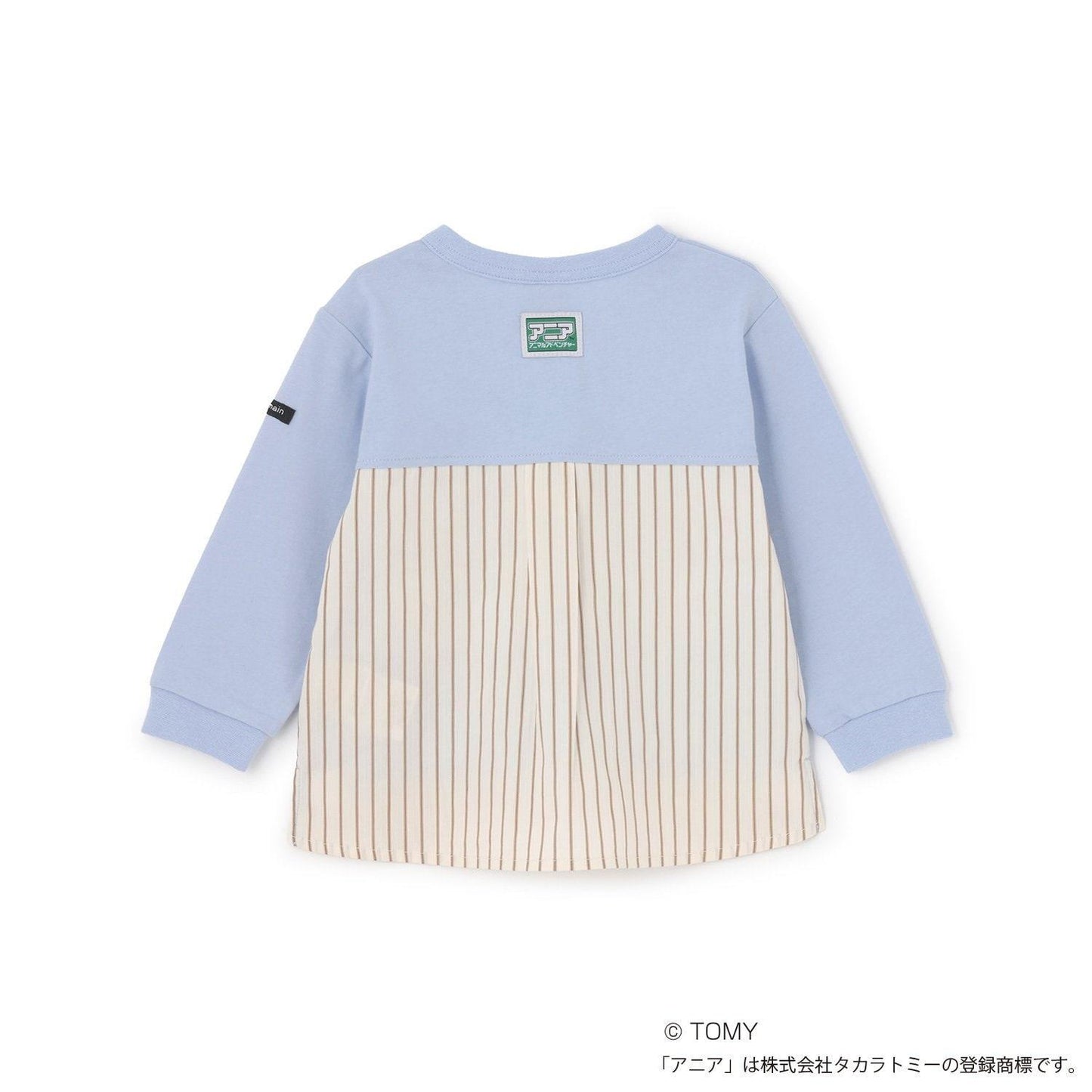 TOMICA・ANIA 襯衫下襬設計 長袖T恤