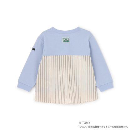 TOMICA・ANIA 襯衫下襬設計 長袖T恤