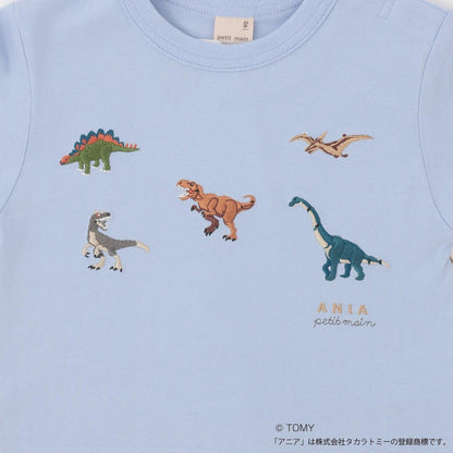 TOMICA・ANIA 襯衫下襬設計 長袖T恤