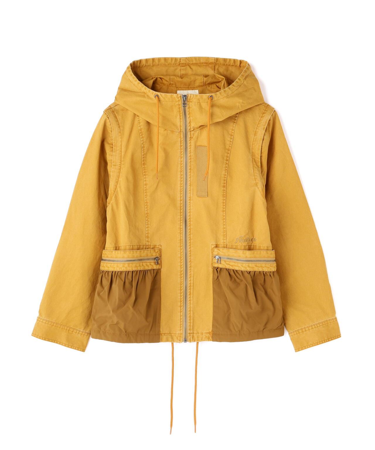 《WOMAN》 MILITARY ZIP POCKET DETACHABLE JACKET 夾克