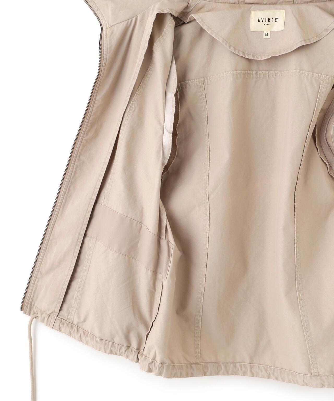 《WOMAN》 MILITARY ZIP POCKET DETACHABLE JACKET 夾克