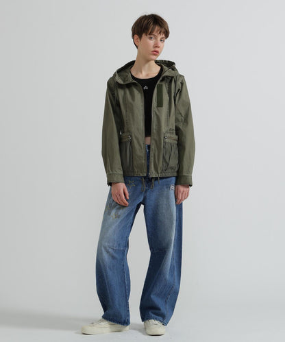 《WOMAN》 MILITARY ZIP POCKET DETACHABLE JACKET 夾克