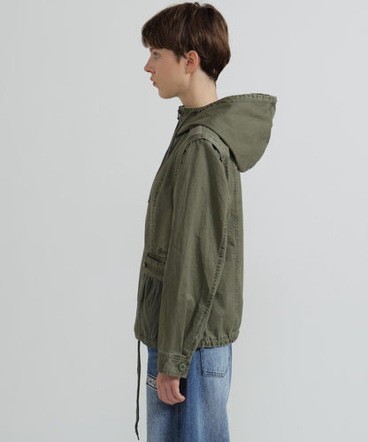 《WOMAN》 MILITARY ZIP POCKET DETACHABLE JACKET 夾克