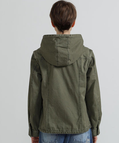 《WOMAN》 MILITARY ZIP POCKET DETACHABLE JACKET 夾克
