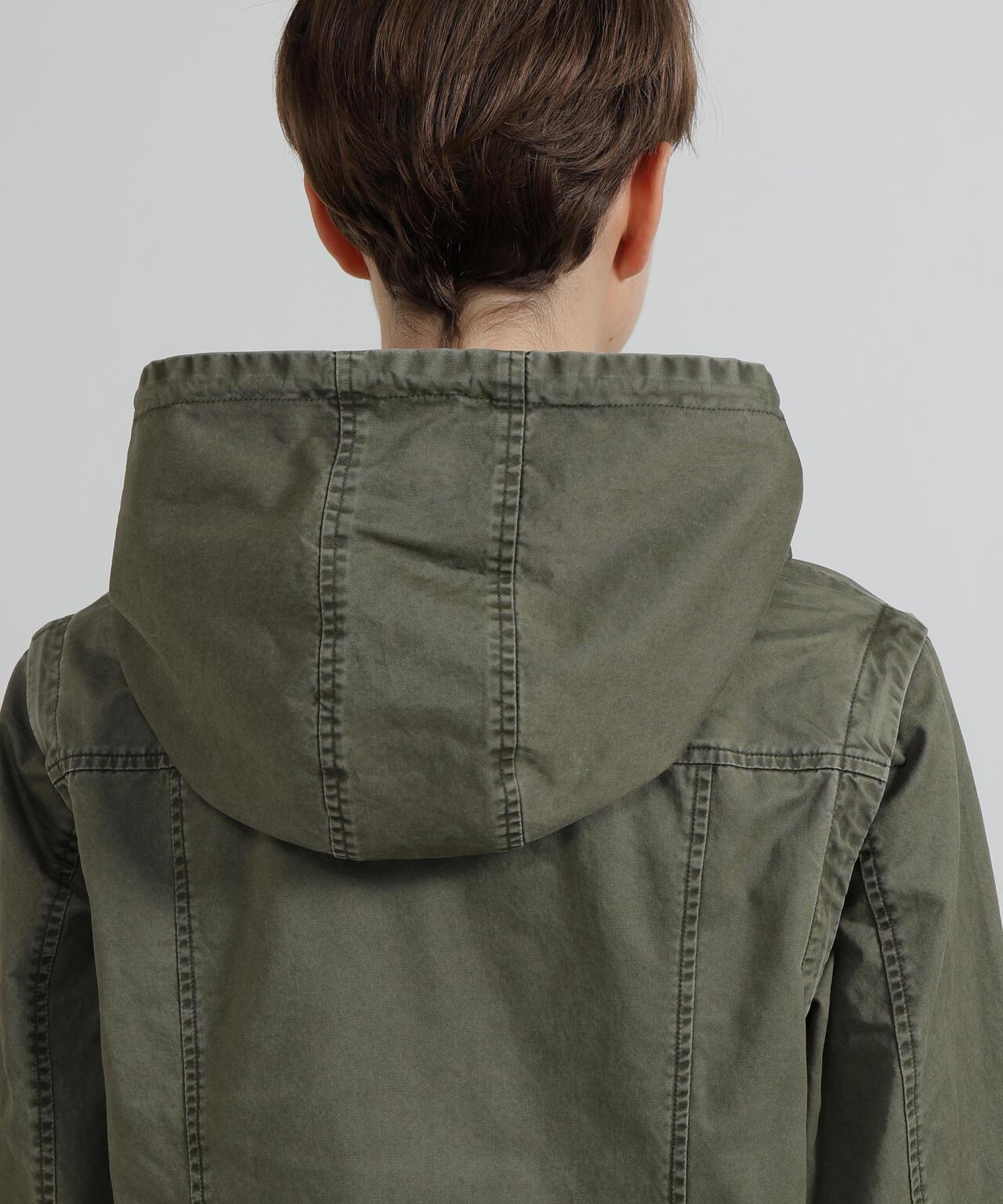 《WOMAN》 MILITARY ZIP POCKET DETACHABLE JACKET 夾克