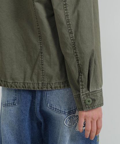 《WOMAN》 MILITARY ZIP POCKET DETACHABLE JACKET 夾克