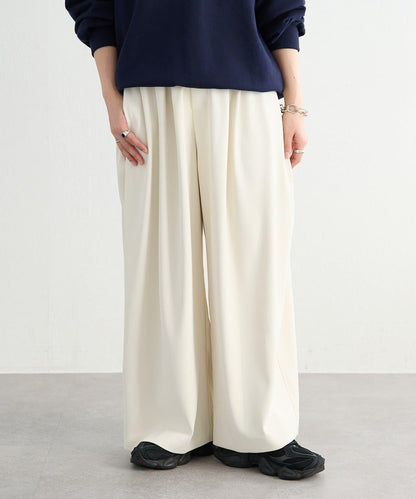 《FRIPIER》 闊腿褶襉褲子