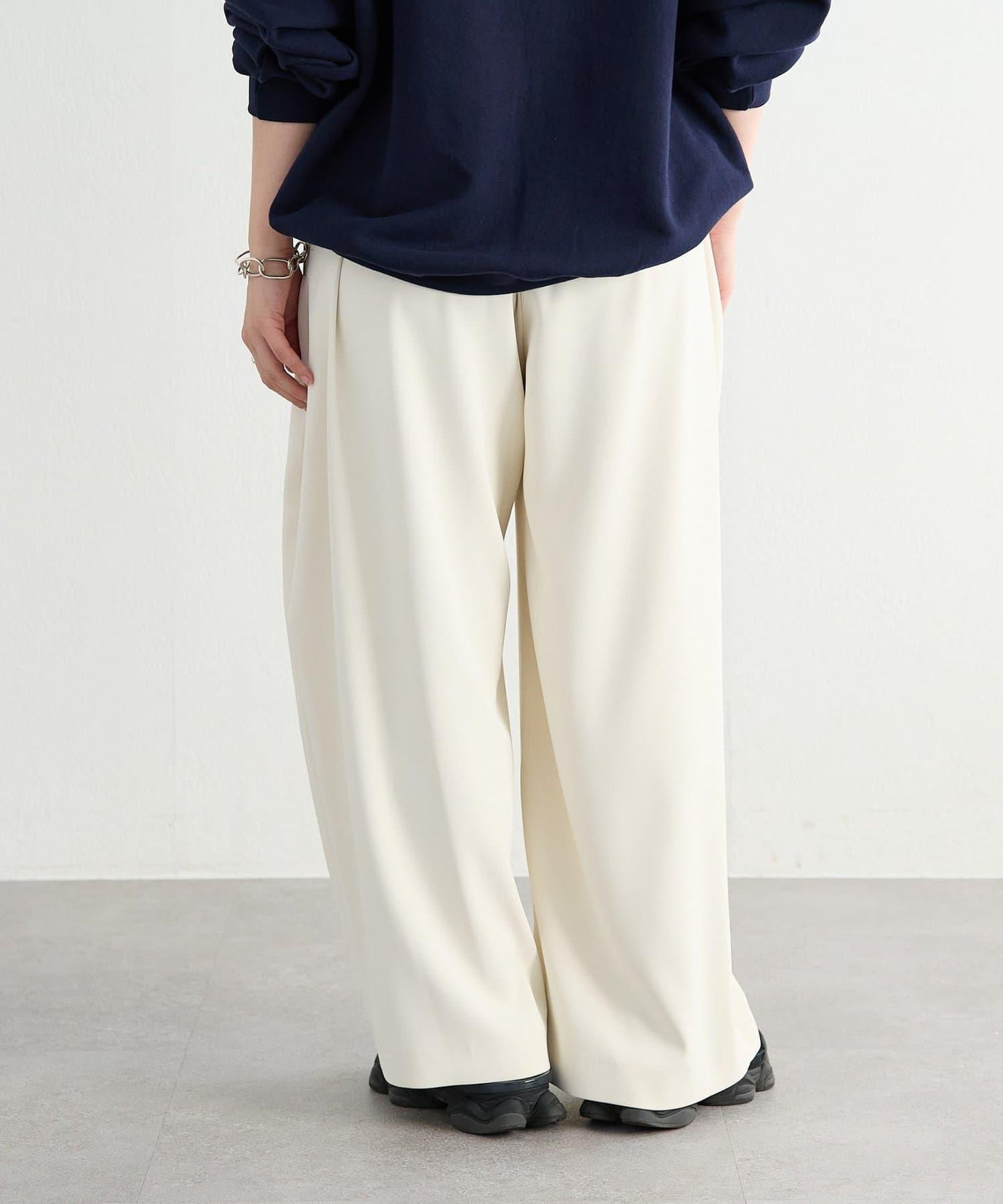 《FRIPIER》 闊腿褶襉褲子