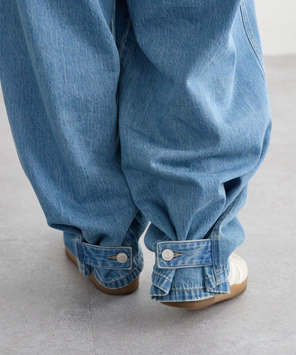 《FRIPIER》 抽褶口袋設計 牛仔褲