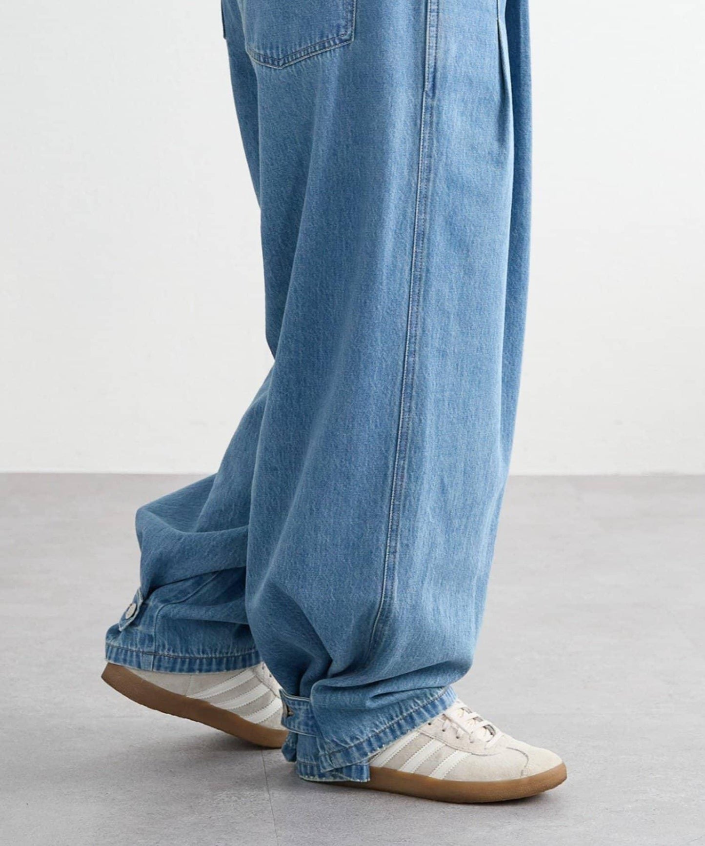 《FRIPIER》 抽褶口袋設計 牛仔褲