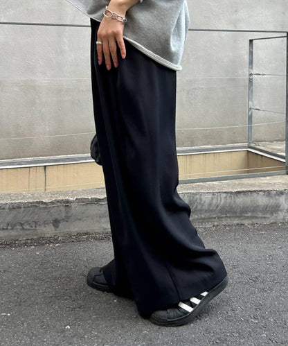 《FRIPIER》 闊腿褶襉褲子