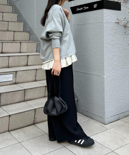 《FRIPIER》 闊腿褶襉褲子