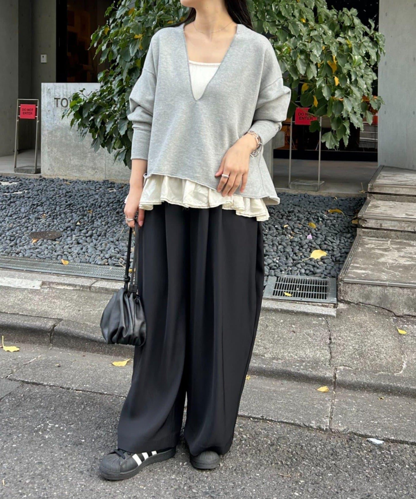 《FRIPIER》 闊腿褶襉褲子