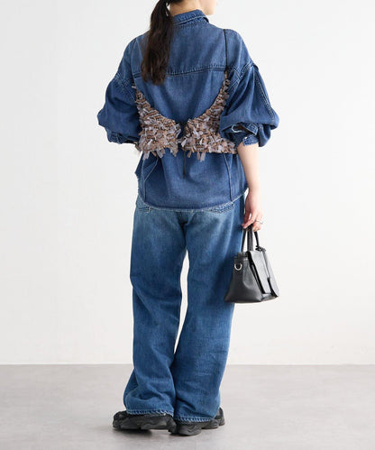 《FRIPIER》 毛邊牛仔襯衫