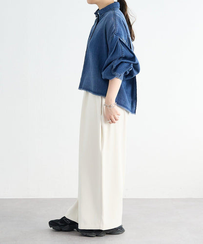 《FRIPIER》 闊腿褶襉褲子