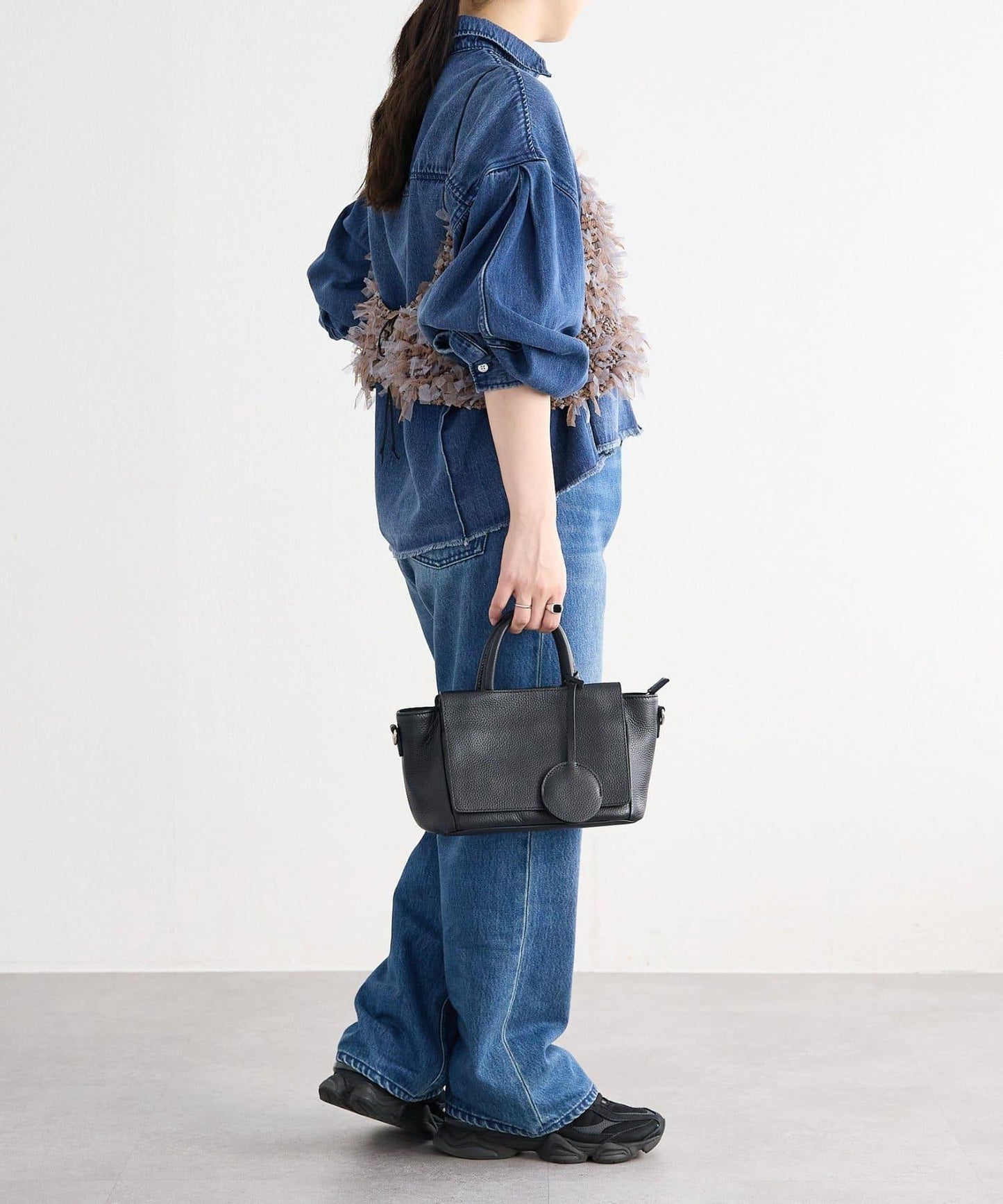 《FRIPIER》 毛邊牛仔襯衫