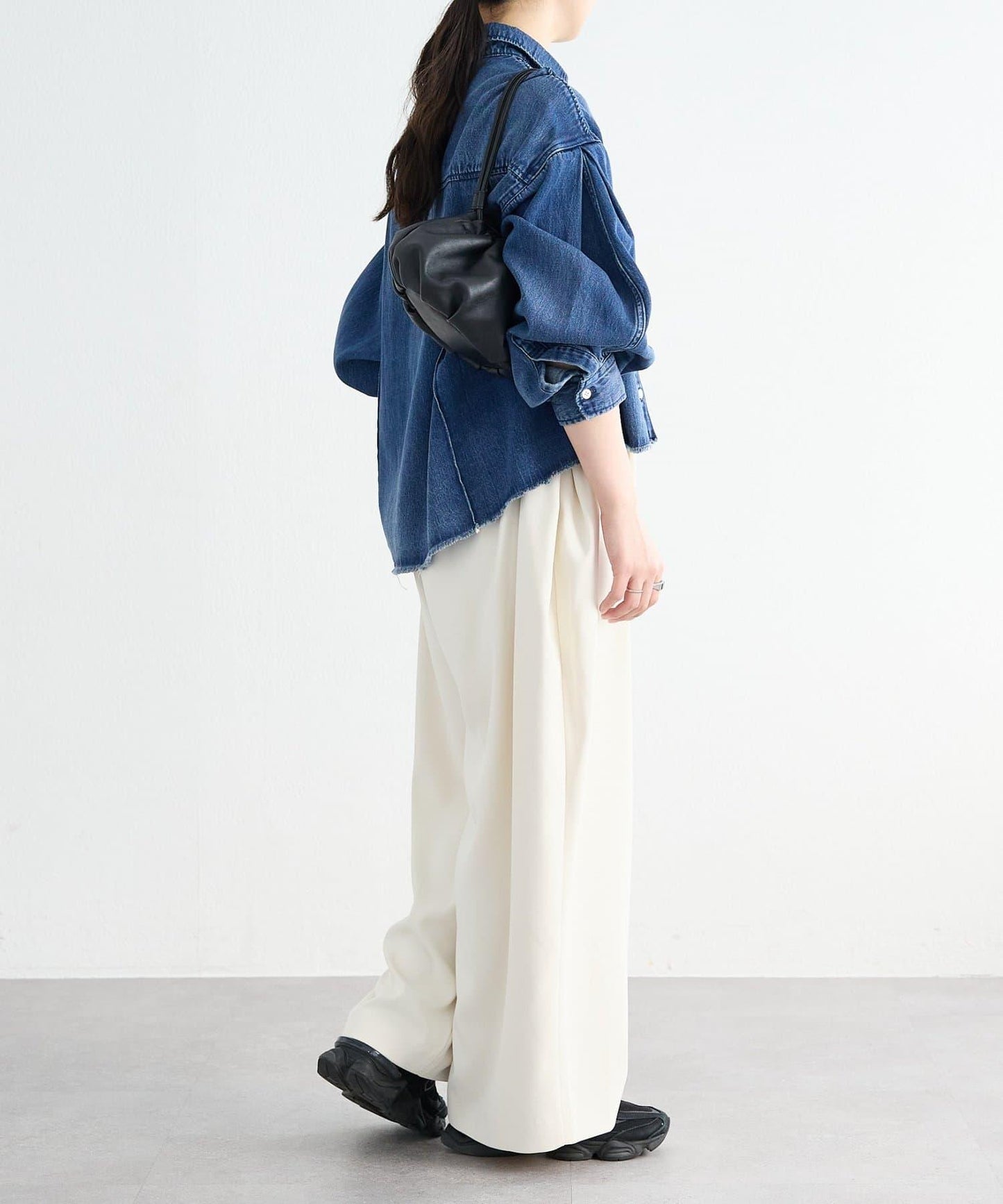 《FRIPIER》 闊腿褶襉褲子