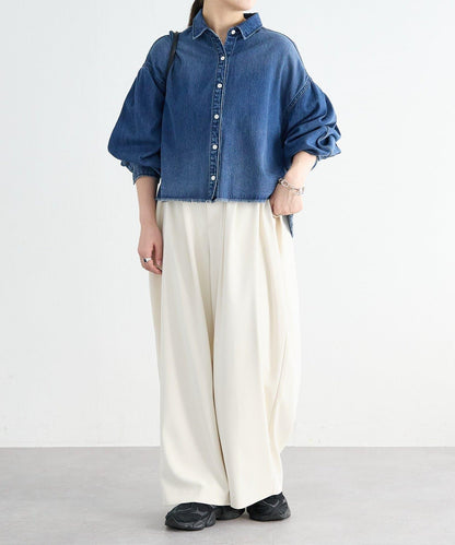 《FRIPIER》 闊腿褶襉褲子