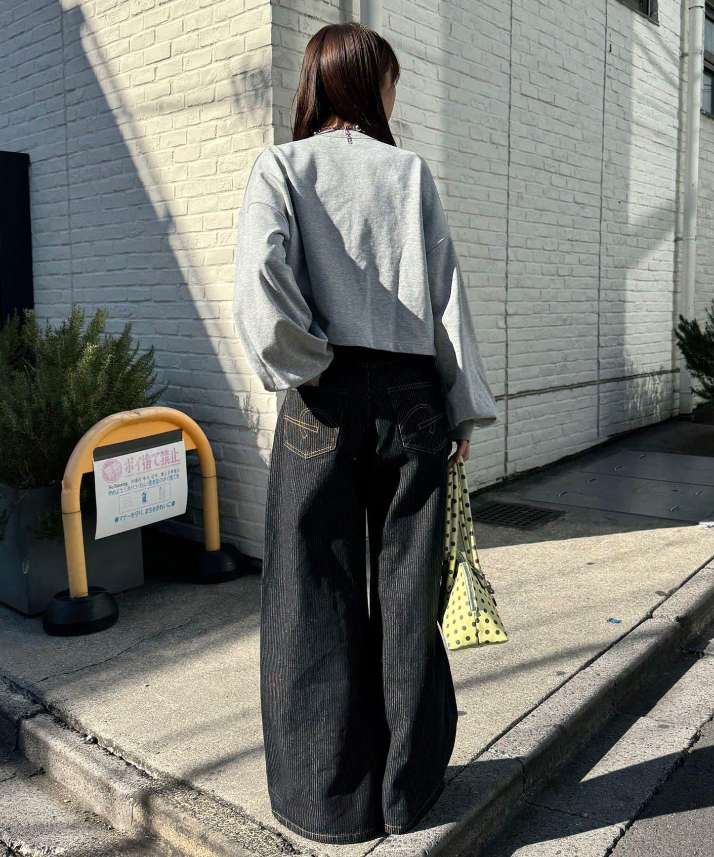 心形紐扣配色縫線 衛衣開衫