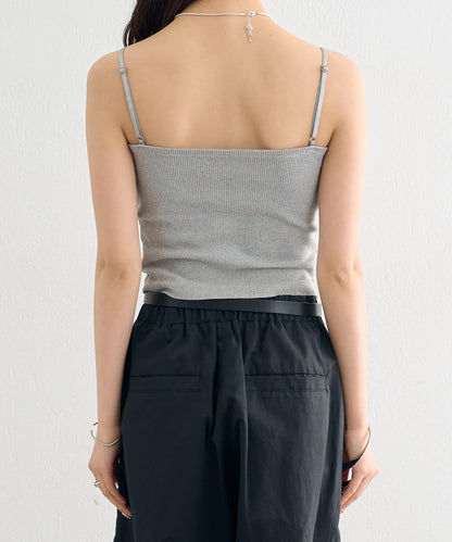 帶胸墊 V字蕾絲 吊帶背心