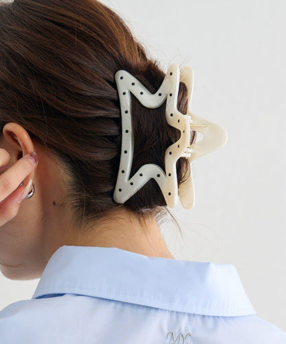 波點圖案 髮夾