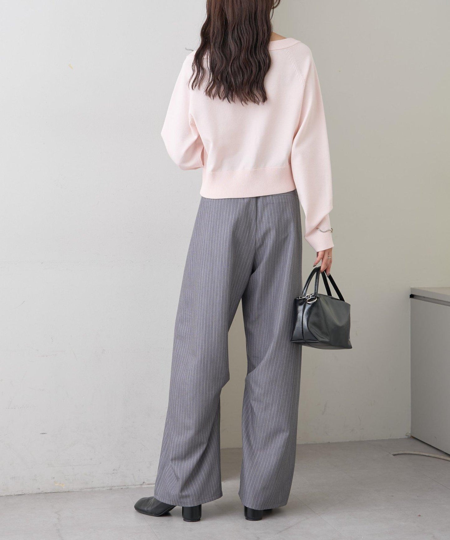 寬領設計 清透紐扣 針織開衫