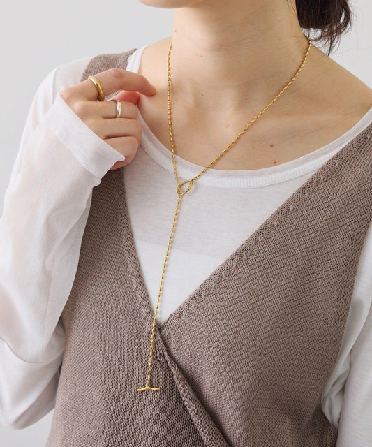 R.good 窄球鏈套索項鍊