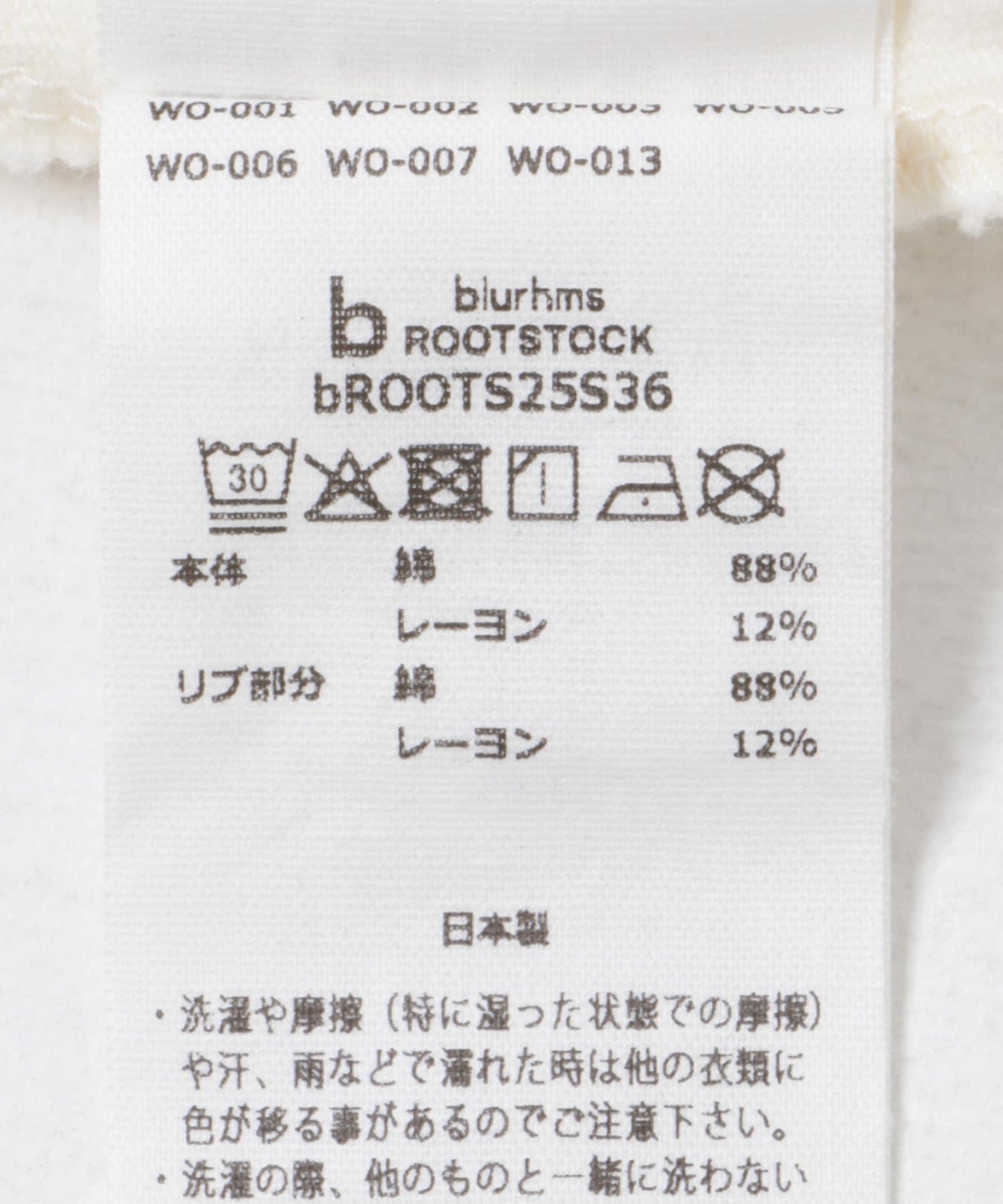 寬鬆版 ALE-Y Print 圖案 blurhmsROOTSTOCK T恤