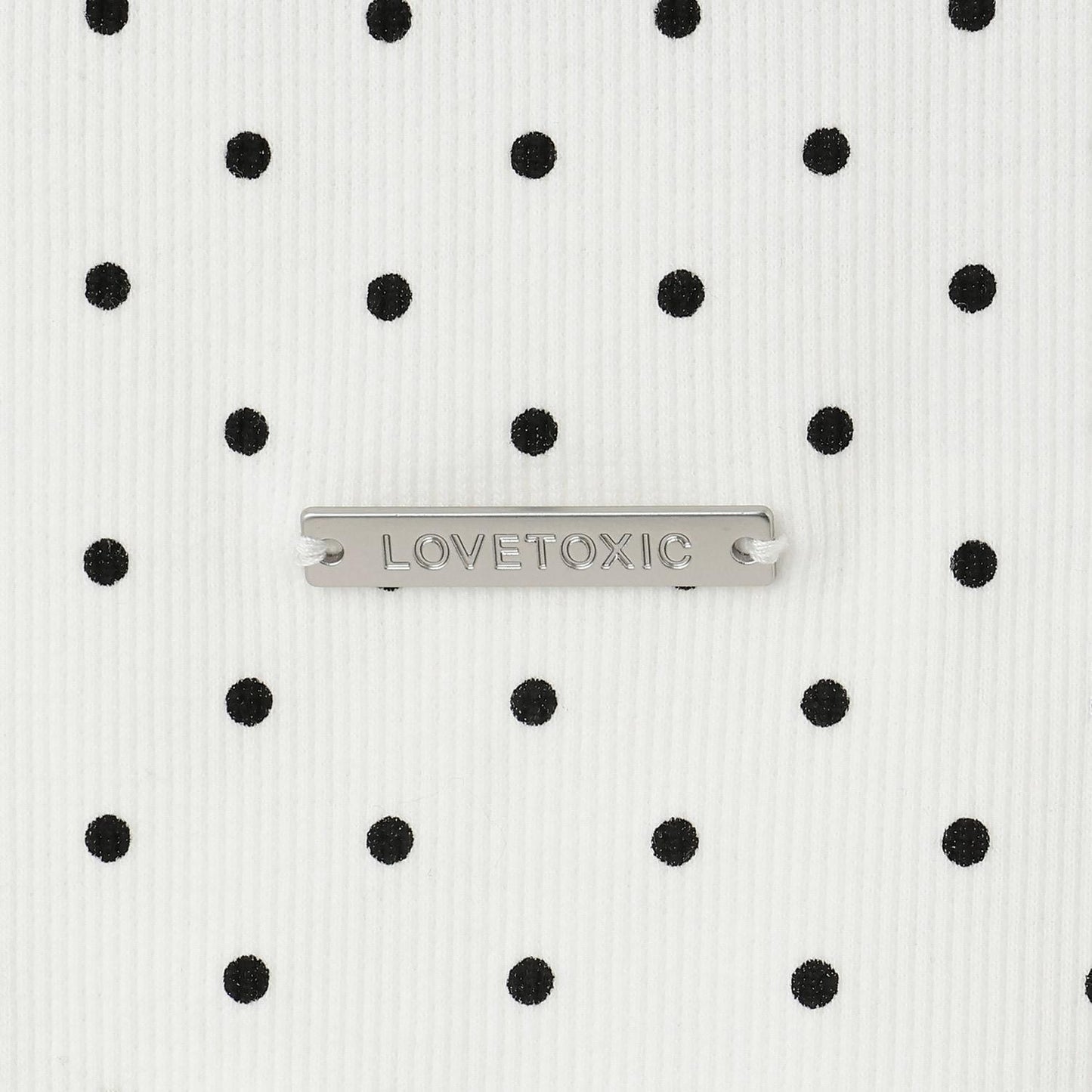 抽繩短款羅紋長袖T恤