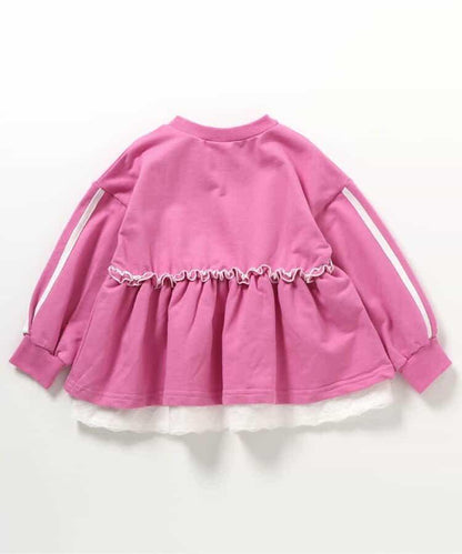 袖側條紋 中長上衣