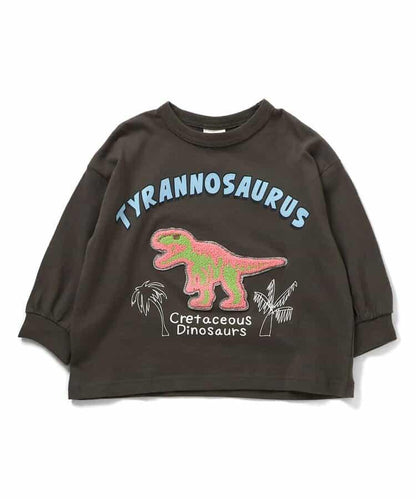 特色サガラ繡貼布設計 長袖T恤