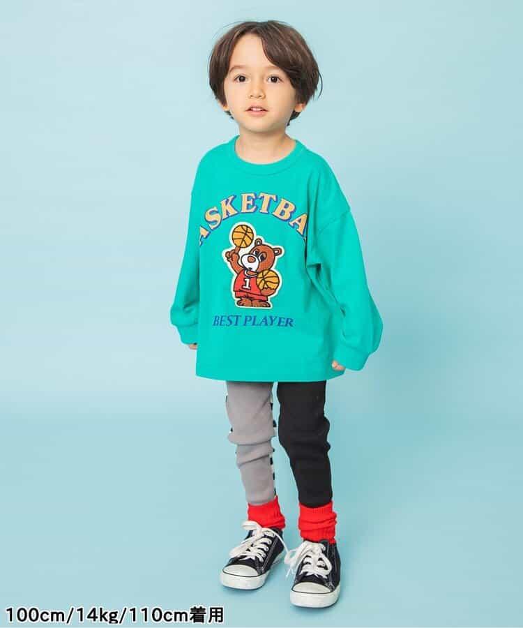 特色サガラ繡貼布設計 長袖T恤