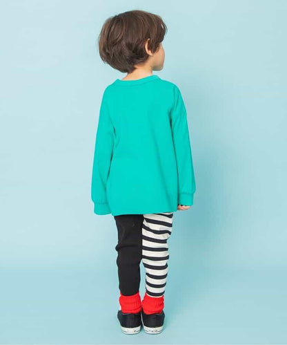 特色サガラ繡貼布設計 長袖T恤