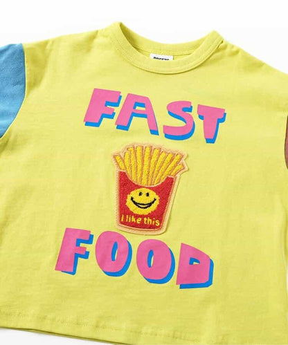 特色サガラ繡貼布設計 長袖T恤