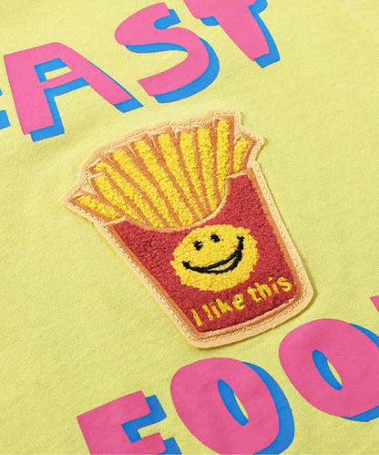 特色サガラ繡貼布設計 長袖T恤